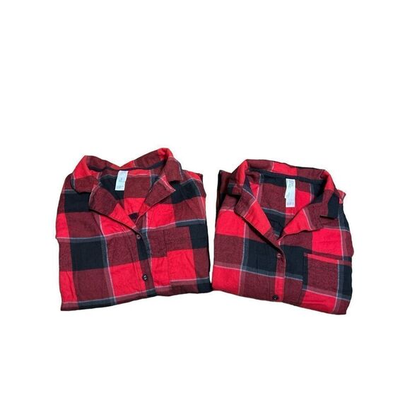 Matching Family Nightgowns Flannel Set of 2 Size XS and Small - Picture 1 of 3